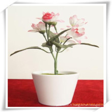 Usine de fleurs de simulation de Rose de soie d&#39;unité centrale pour la décoration